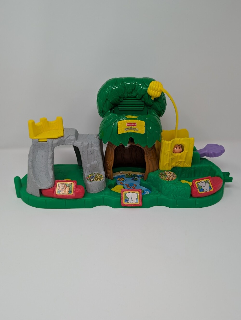 2001 Little People Jungle Zoo Playset